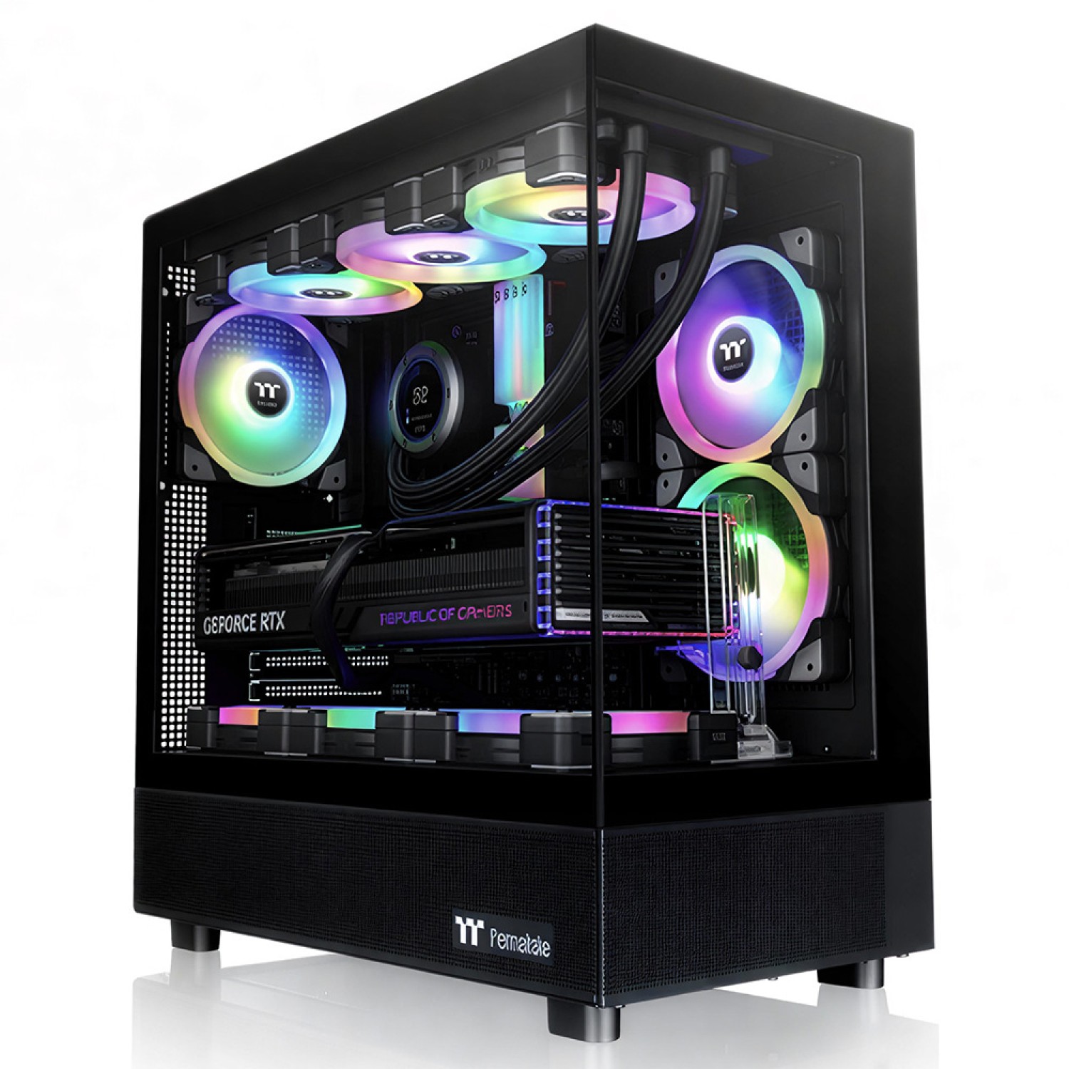 SysCart ThunderPro S3 Standard Gaming Desktop PC -Ryzen 5 9600X/ RTX 5060/ 32GB DDR5 RAM/ 2TB Gen 5 NVME SSD/